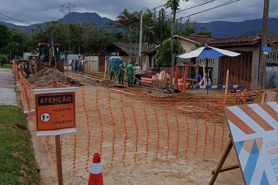 Rede de Esgoto avança em Maranduba – Ubatuba