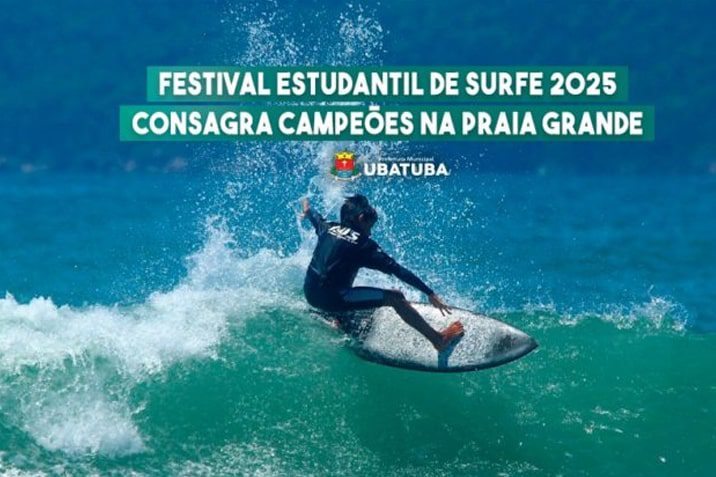Surfe estudantil consagra talentos em Ubatuba.