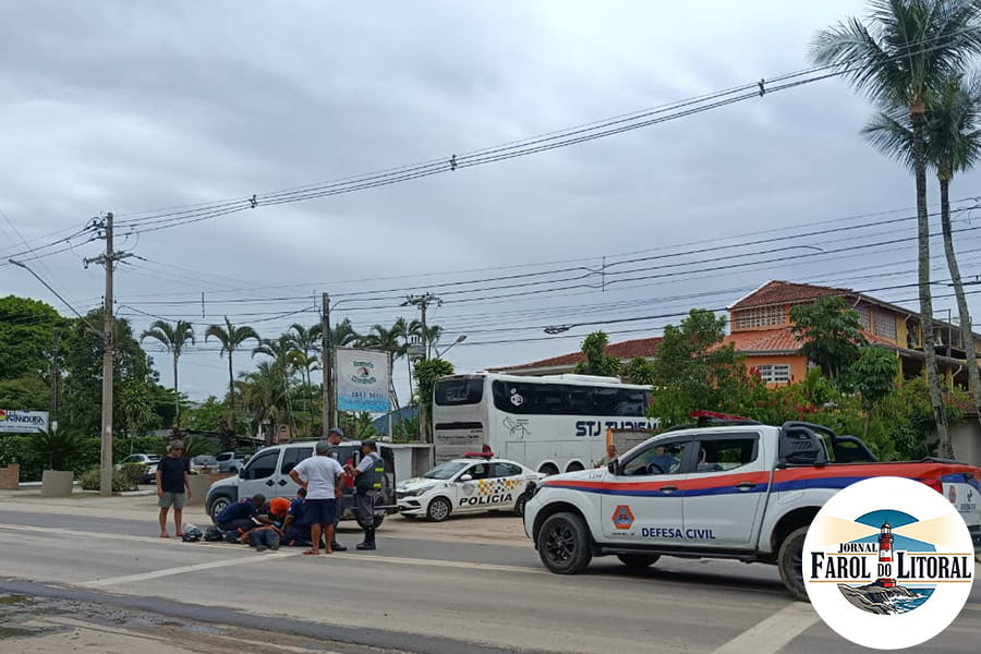 Novo acidente de Moto na Pista de Maranduba.