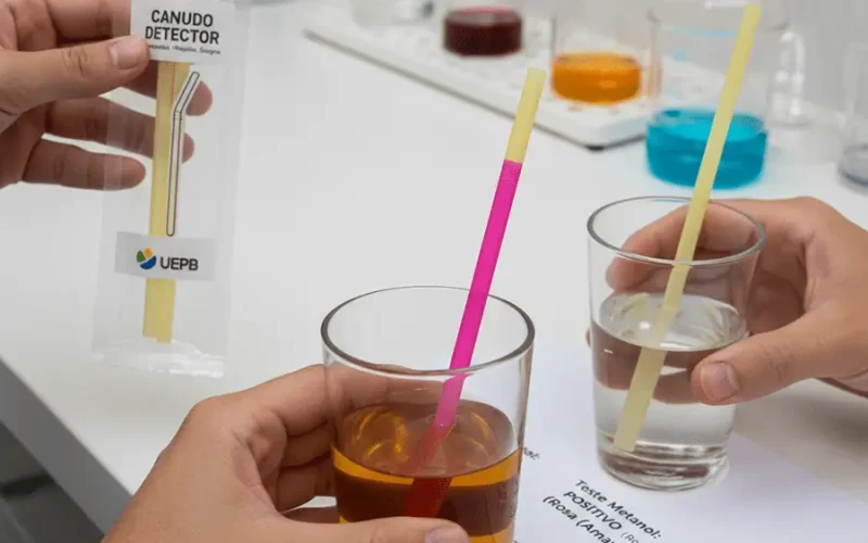 Canudo “Detector de Metanol” da UEPB promete checar bebidas por apenas R$ 2,00