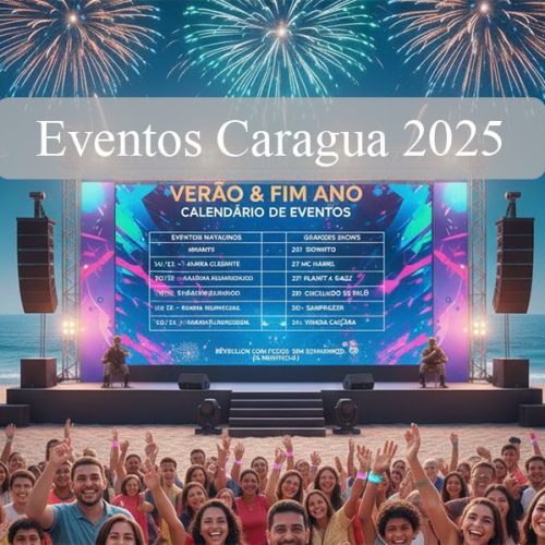 Caraguatatuba divulga calendário de eventos de verão e fim de ano com segurança.