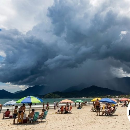 Semana começa com calor de 32°C, mas temporais de verão voltam a Ubatuba a partir de terça-feira.