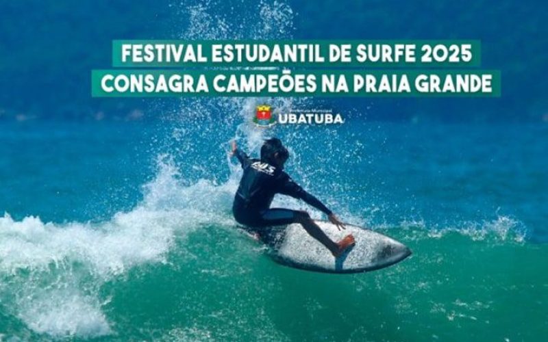 Surfe estudantil consagra talentos em Ubatuba.