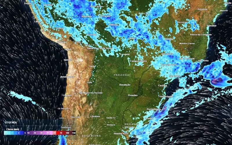 Brasil sob alerta de frio, chuva forte e tempo seco após passagem de ciclone.