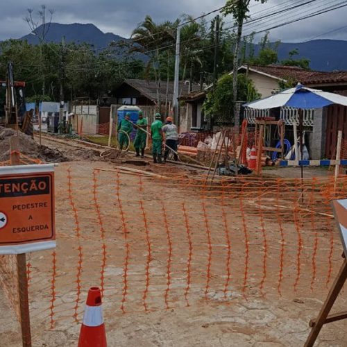 Rede de Esgoto avança em Maranduba – Ubatuba