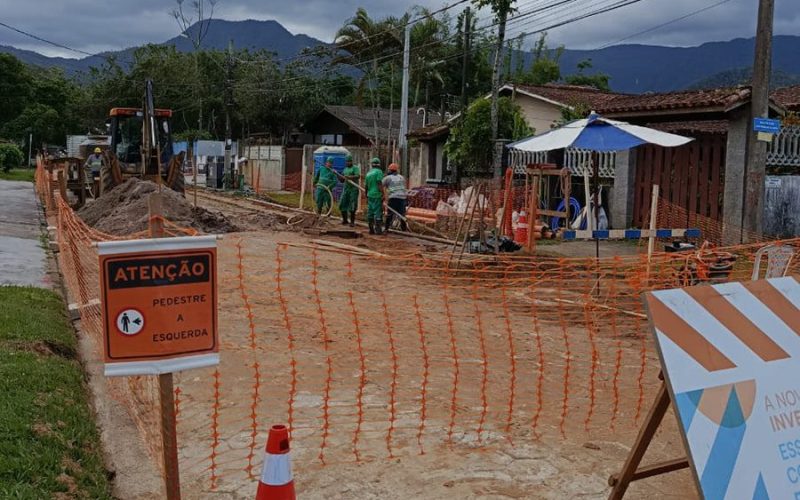 Rede de Esgoto avança em Maranduba – Ubatuba